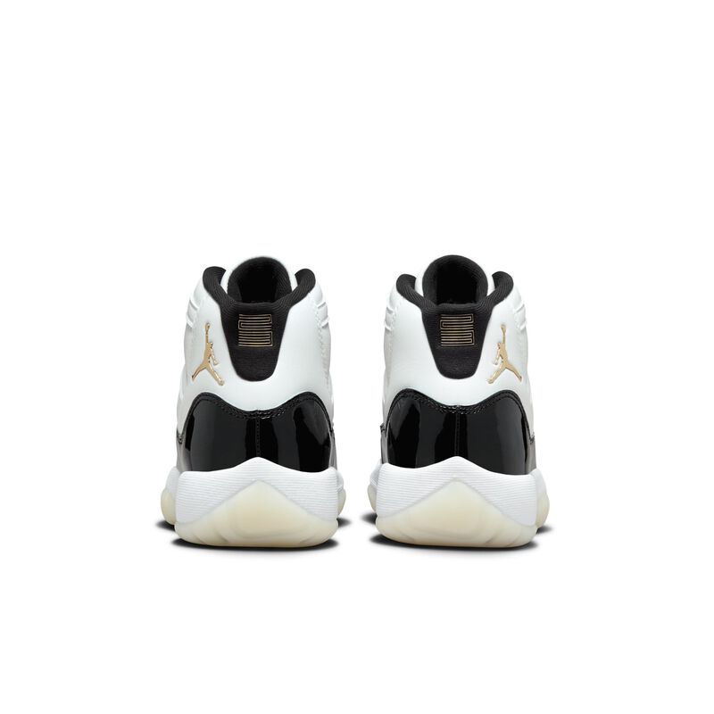 Air Jordan 11 Retro, Blanco/Negro/Oro metalizado, hi-res