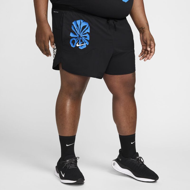 Nike Stride Run Energy, Negro/Negro/Azul Foto Claro, hi-res