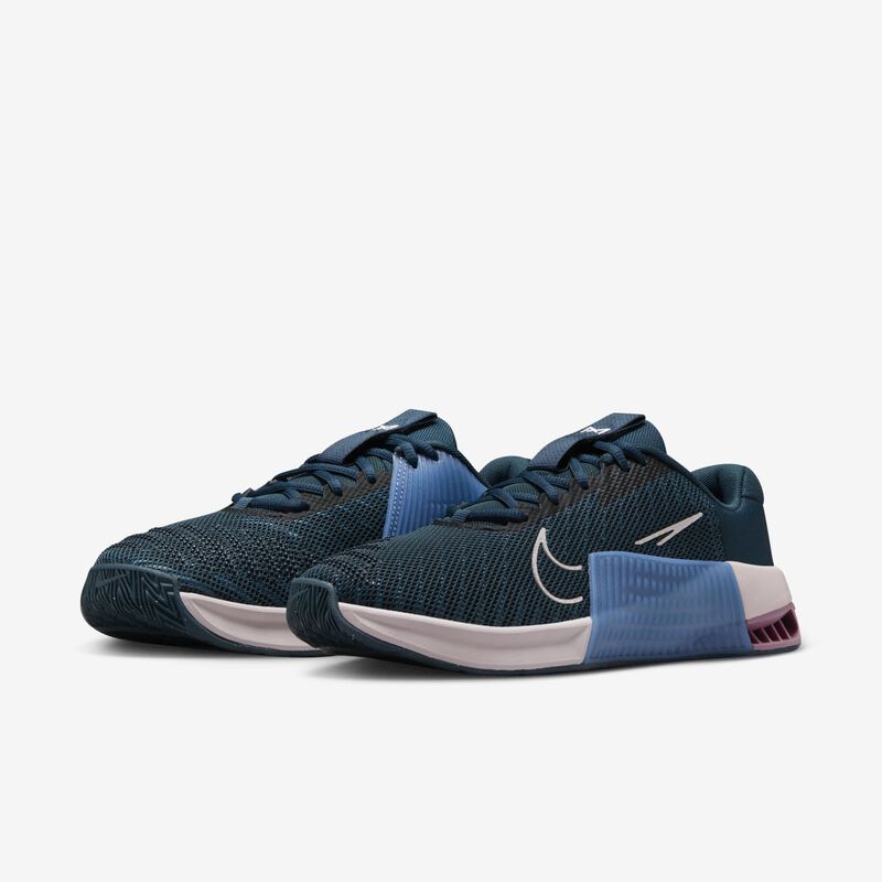 Nike Metcon 9, Azul Marino Armero/Violeta Platino Y Polvo Ciruela, hi-res