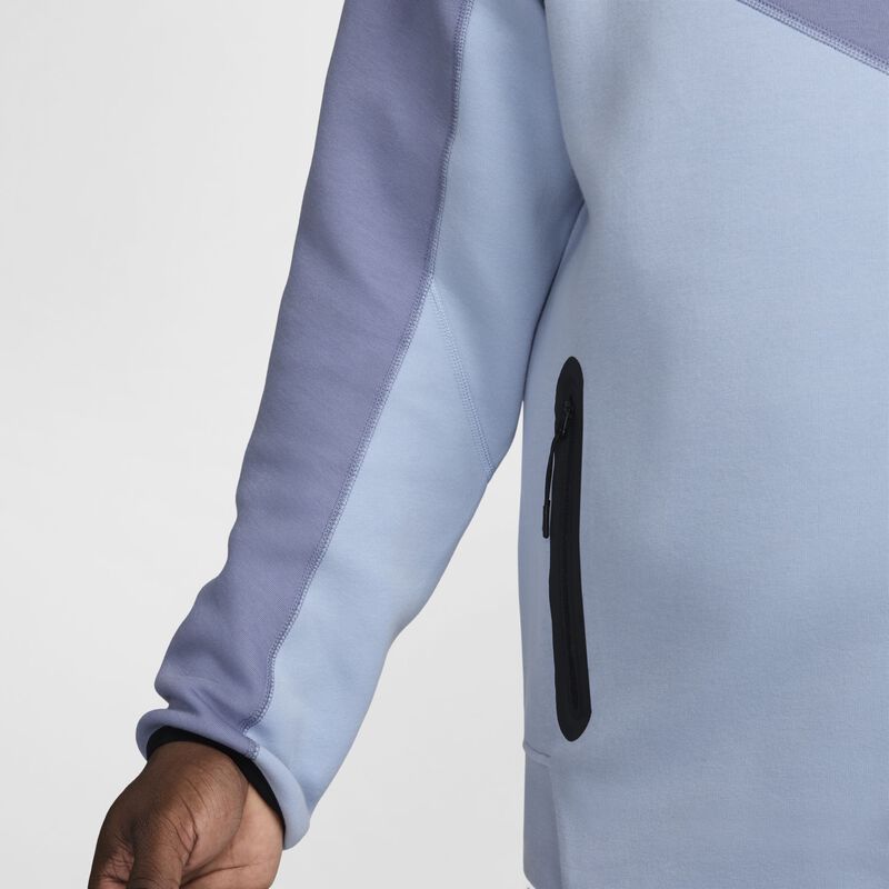 Nike Sportswear Tech Fleece Windrunner, Azul Marino Claro/Pizarra Ceniza/Blanco, hi-res