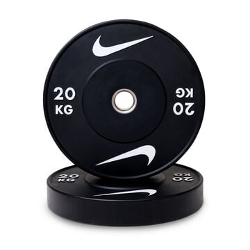 Nike Rubber Bumper Plates, Negro / Blanco, hi-res