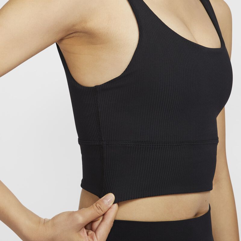 Nike Zenvy Rib, Negro/Negro, hi-res