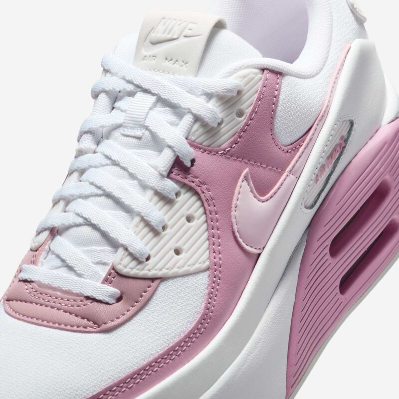 Nike Air Max 90 LV8, Blanco/Blanco Cumbre/Rosa Elemental/Espuma Rosa, hi-res