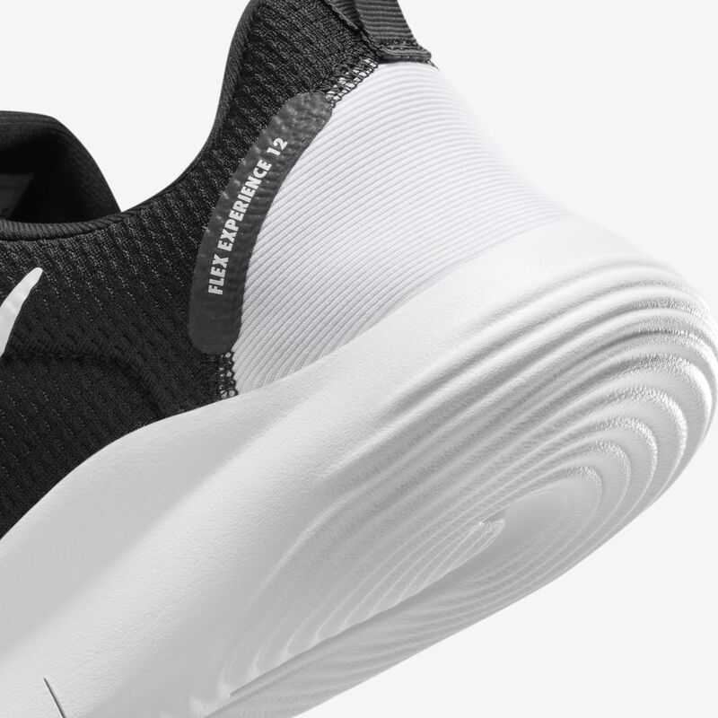 Nike Flex Experience Run 12, Negro/Gris Humo Oscuro/Blanco, hi-res