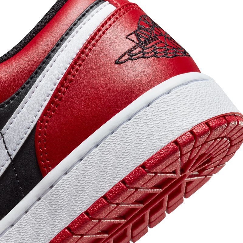 Air Jordan 1 Low, Negro/Blanco/Gym Red, hi-res