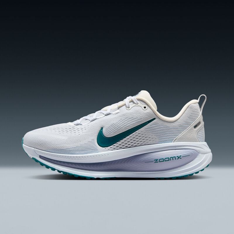 Nike Vomero 18, Blanco Cumbre/Tinte Azul Verde Geode, hi-res