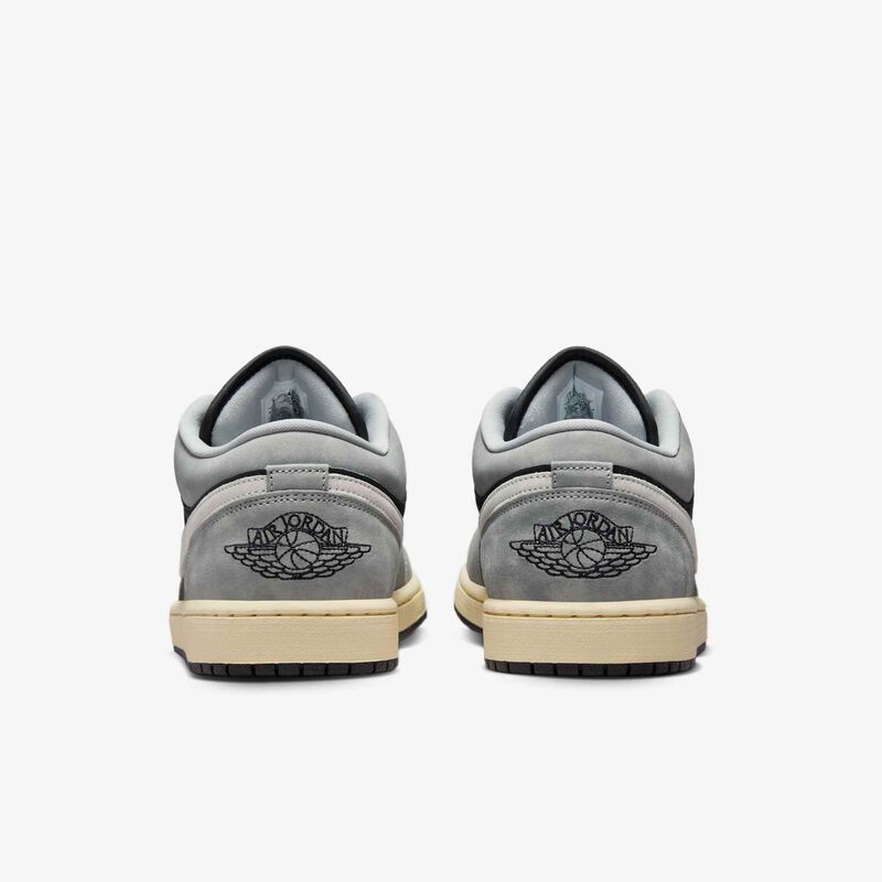 Air Jordan 1 Low SE, Gris humo claro/Vela/Muselina/Negro, hi-res