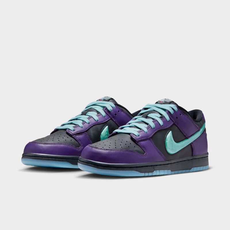 Nike Dunk Low Retro Limited, Negro/Morado grandioso/Azul verdoso artesano, hi-res