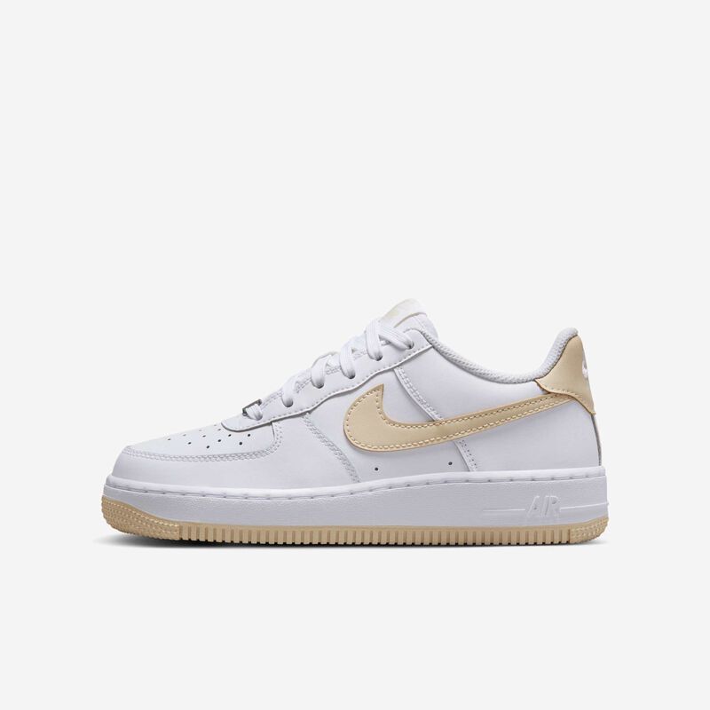 Nike Air Force 1, Blanco/Blanco/Caqui Claro, hi-res