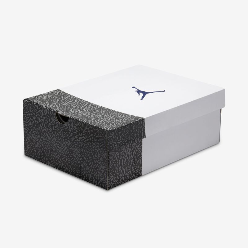 Air Jordan 3 Retro, Blanco/Gris Cemento/Negro/Azul Marino Medianoche, hi-res