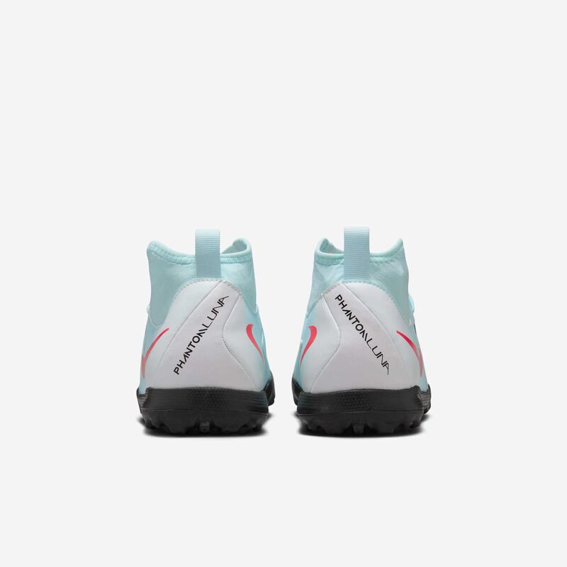 Nike Jr. Phantom Luna 2 Academy, Menta/Sombrío Apagado/Rojo Atómico, hi-res