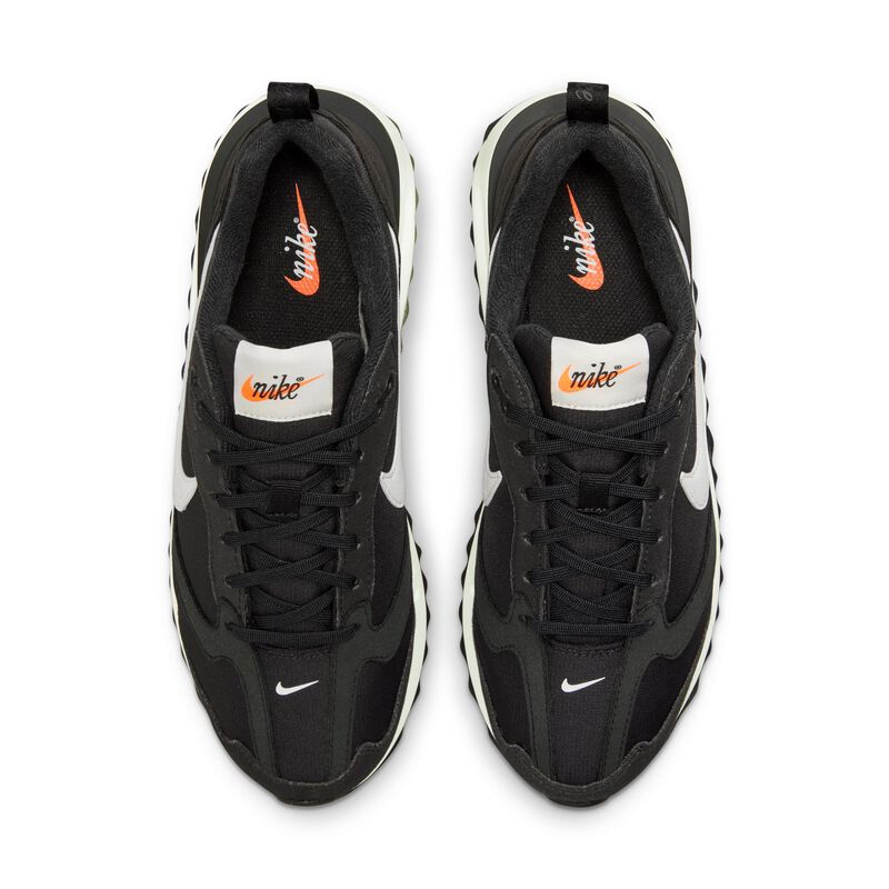 Nike Air Max Dawn, Negro/Plata Metalizado/Naranja Total/Blanco Cumbre, hi-res