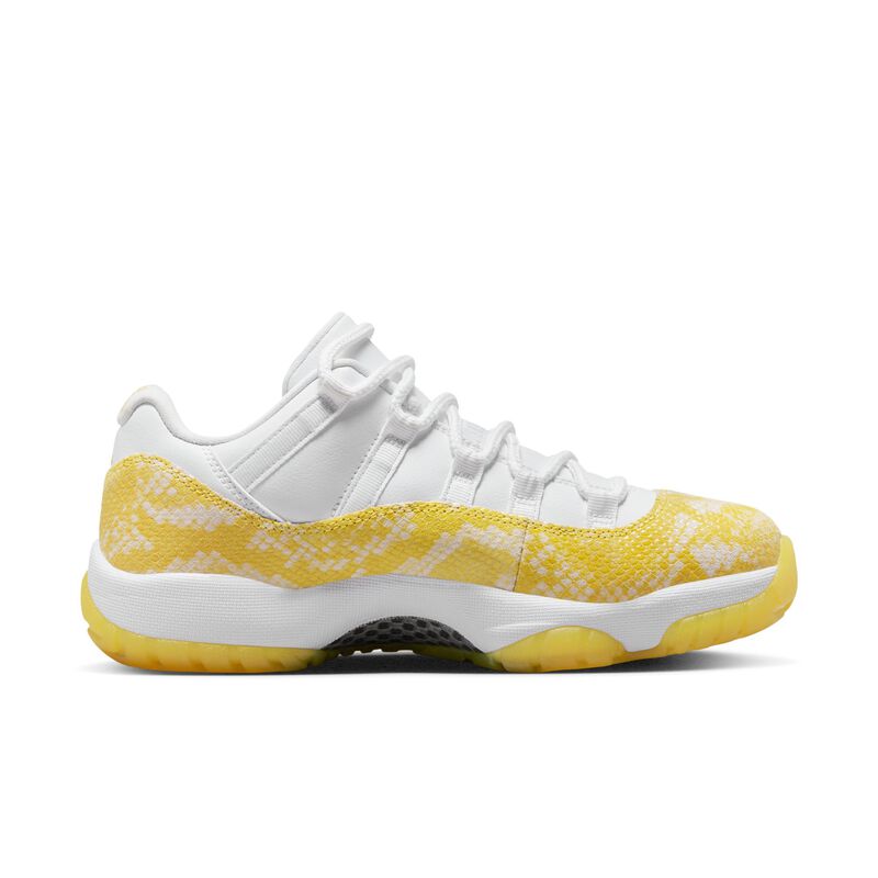 Air Jordan 11 Retro Low, Blanco/Blanco/Tour Yellow, hi-res