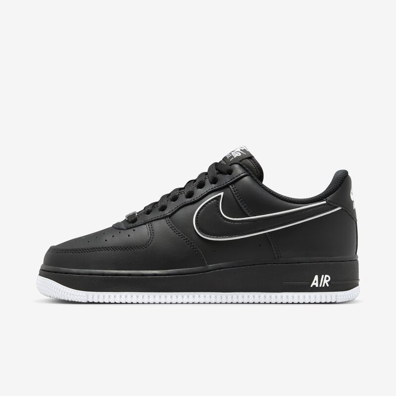 Nike Air Force 1 '07, Negro/Negro/Blanco, hi-res