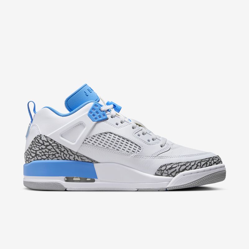 Jordan Spizike Low, Blanco/Azul Universitario-Gris Lobo, hi-res
