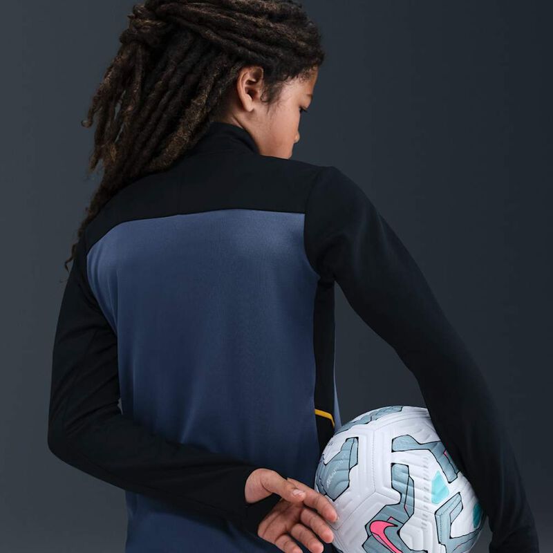 Nike Academy, Azul Difuso / Negro / (Oro Universitario), hi-res