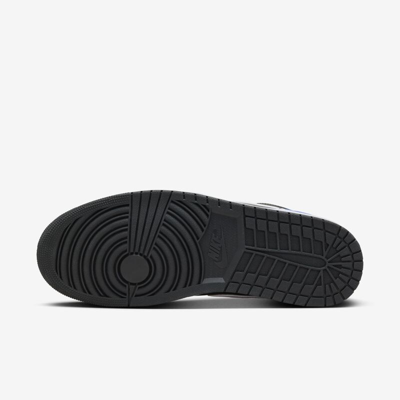 Air Jordan 1 Low, Juego Negro/Blanco-Real, hi-res