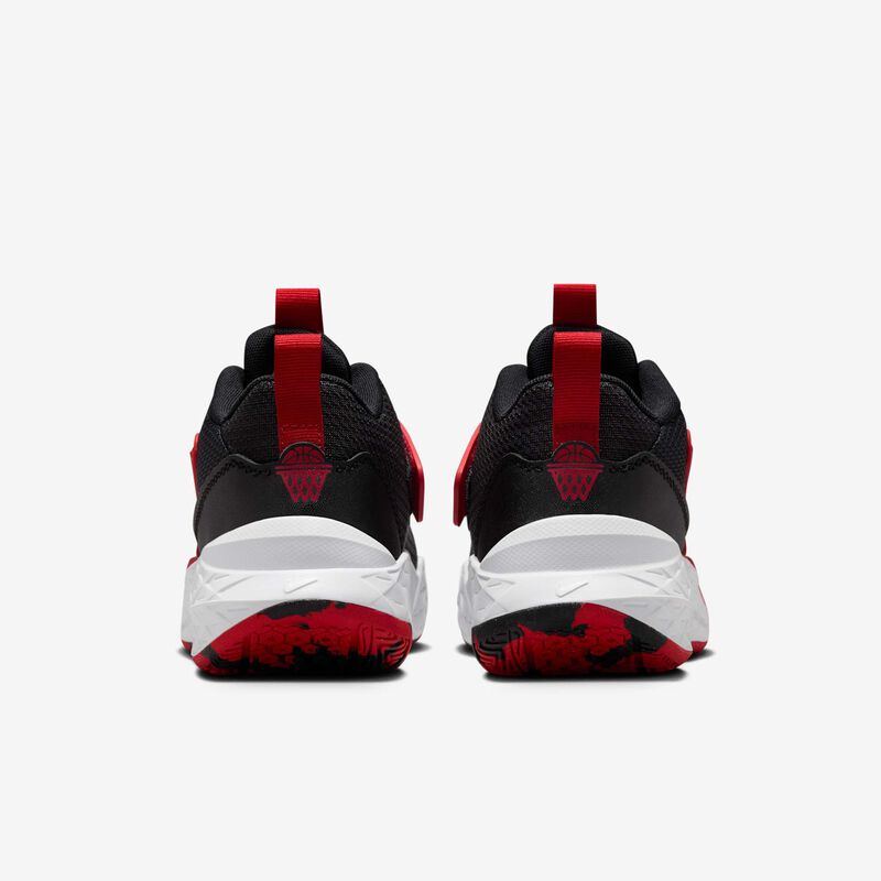 Nike Team Hustle D 12, Negro/Rojo Universitario/Blanco, hi-res