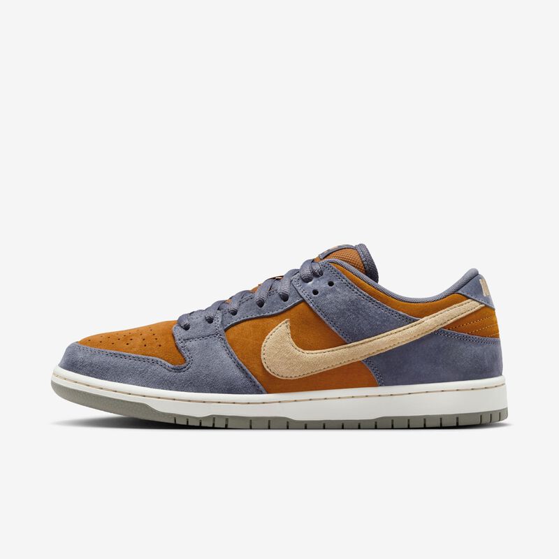 Nike SB Dunk Low Pro, Carbono Claro/Monarca/Blanco Cumbre/Sésamo, hi-res