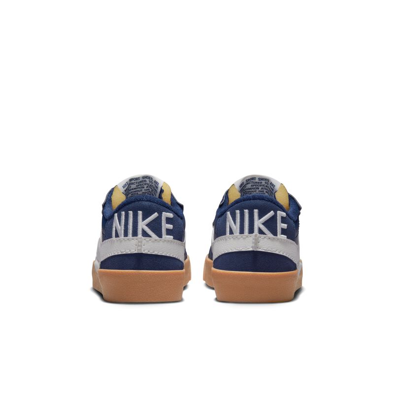 Nike Blazer Low 77 Jumbo, Azul marino medianoche/Goma de mascar Marrón medio/Vela, hi-res