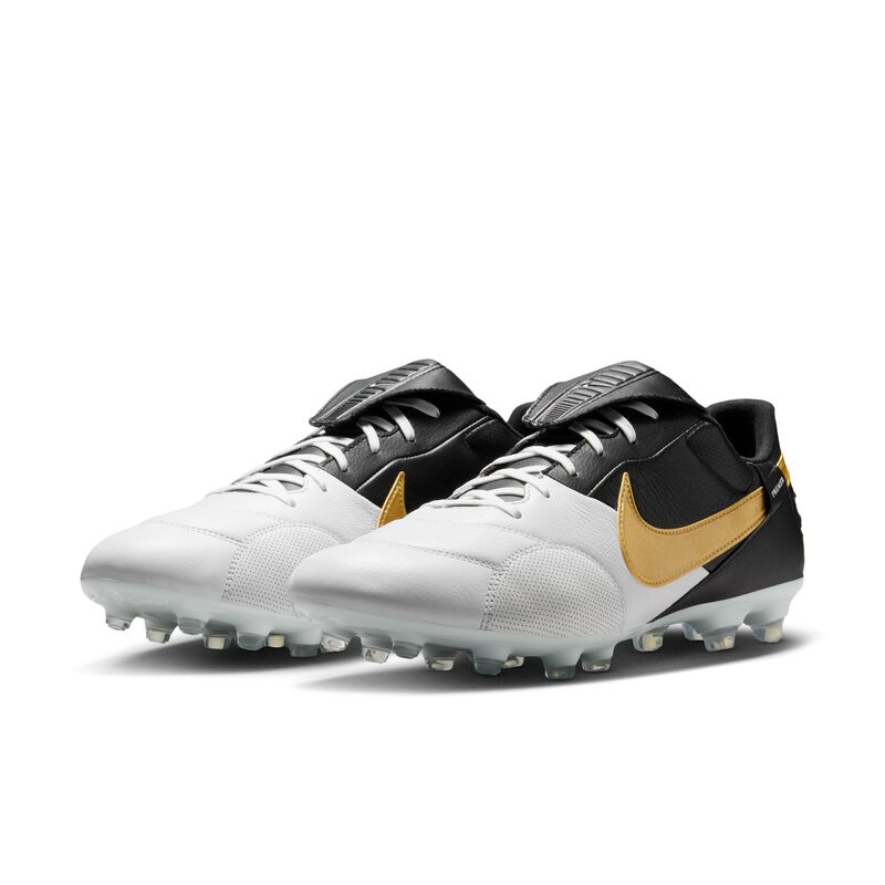 Nike Premier 3, Blanco/Oro Metalizado-Negro, hi-res