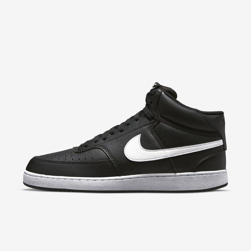Nike Court Vision Mid Next Nature, Negro/Negro/Blanco, hi-res