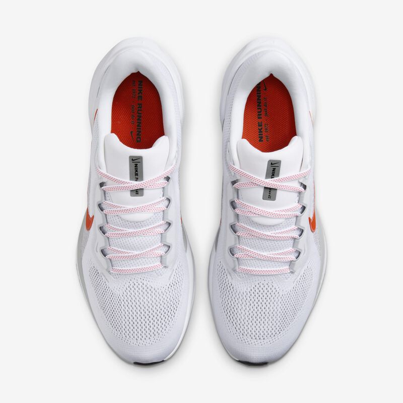 Nike Pegasus 41, Blanco/Rojo Picante-Gris Lobo-Negro, hi-res