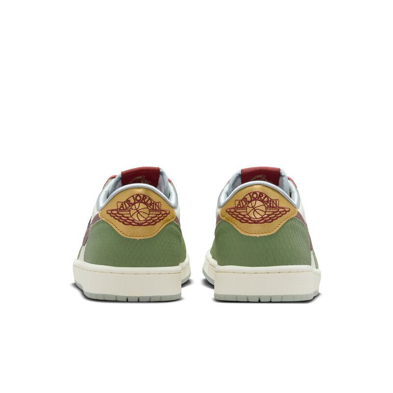 Air Jordan 1 Retro Low OG Lunar New Year, Vela/Verde petróleo/Pumice claro/Cedro, hi-res