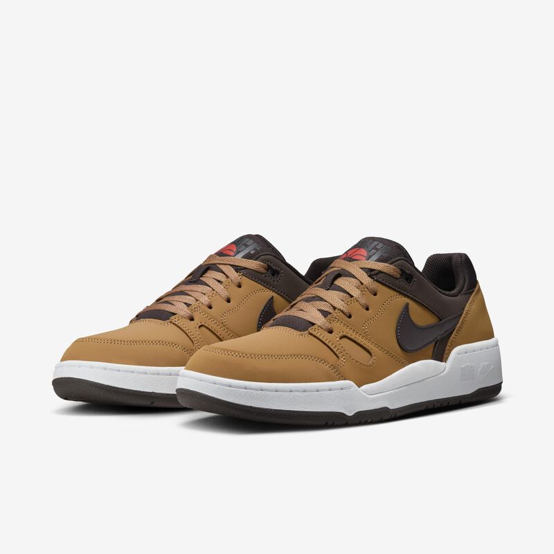 Nike Full Force Low Premium, Lino/Marrón Barroco/Blanco/Marrón Terciopelo, hi-res