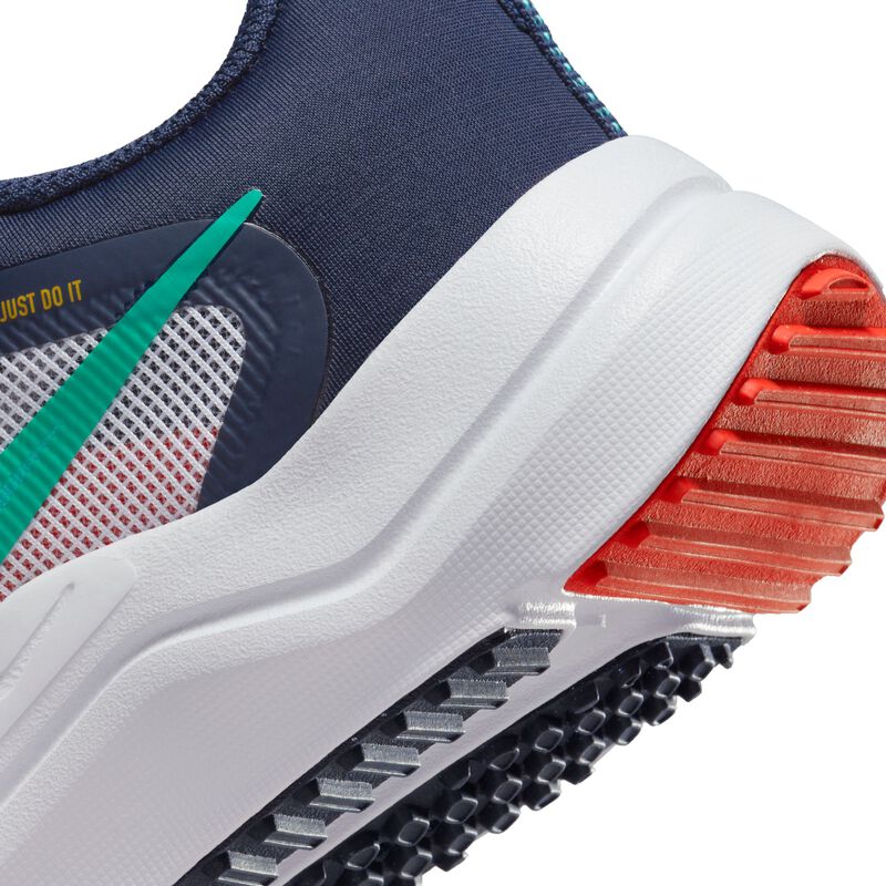 Nike Downshifter 12, Blanco/Obsidiana/Rojo Picante/Jade Claro, hi-res