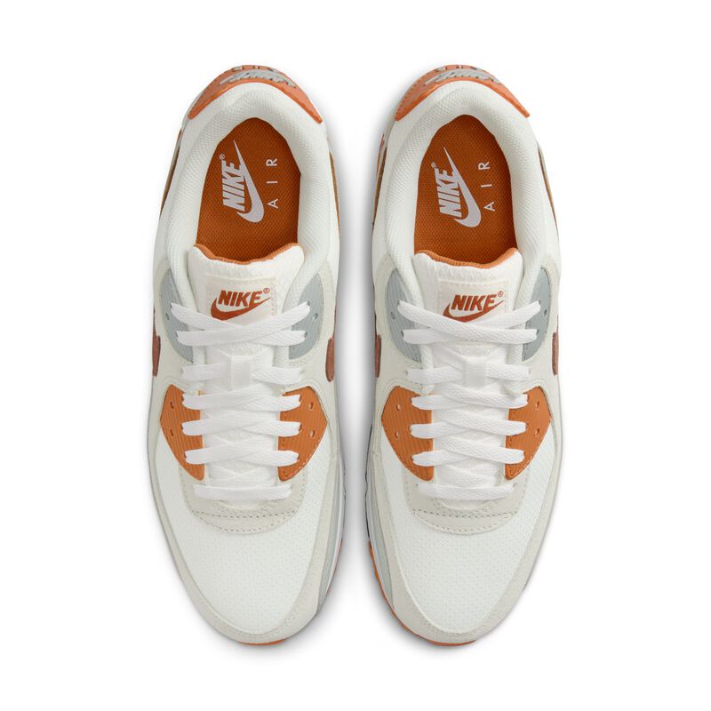Nike Air Max 90, Blanco Cumbre/Monarca/Piedra Pómez Claro/Tostado Británico Claro, hi-res