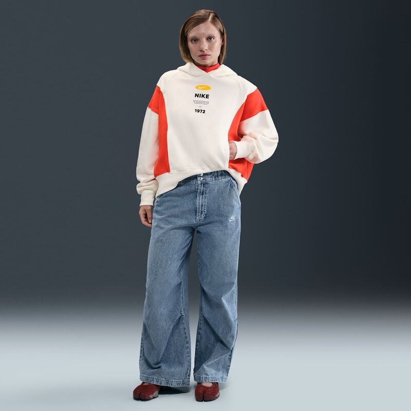 Nike Sportswear Phoenix Fleece, Vela/Picante Rojo/Vela, hi-res