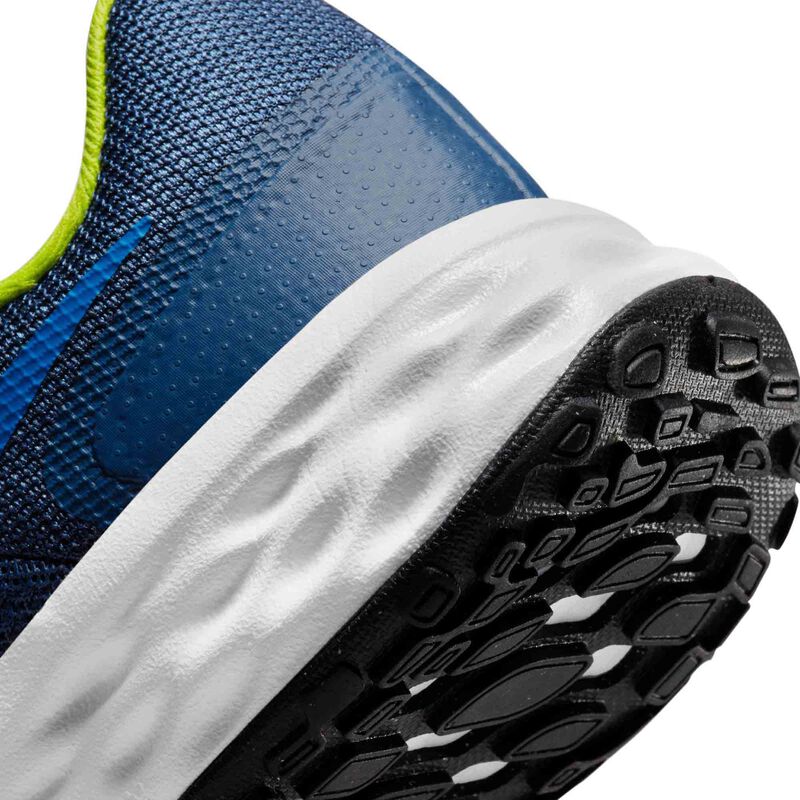 Nike Revolution 6, Azul marino místico/Verde atómico/Azul foto, hi-res