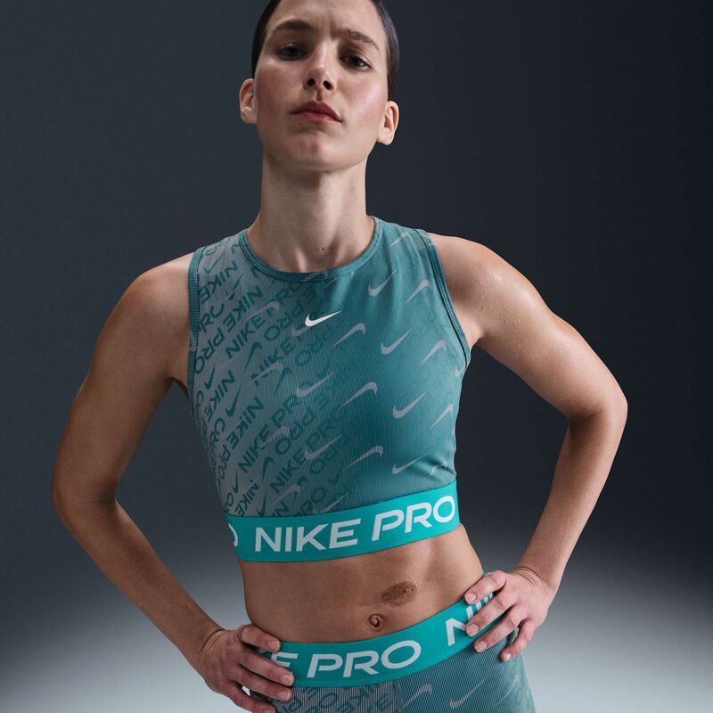 Nike Pro, Cactus Empolvado/Azul Humeante/Blanco, hi-res