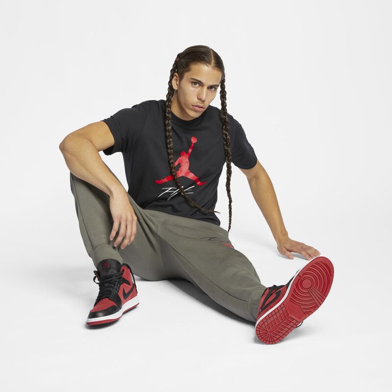 Jordan Jumpman Flight, Negro/Rojo Gimnasio, hi-res