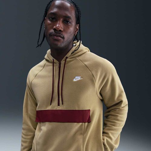 Nike Sportswear Club, Paraca&iacute;das Beige/Oscuro Equipo Rojo/Blanco, hi-res