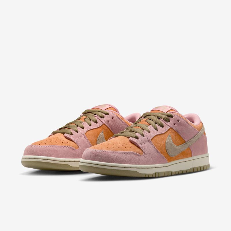Nike SB Dunk Low Pro, Rojo Nebulosa/Monarca/Leche De Coco/Oliva Neutro, hi-res