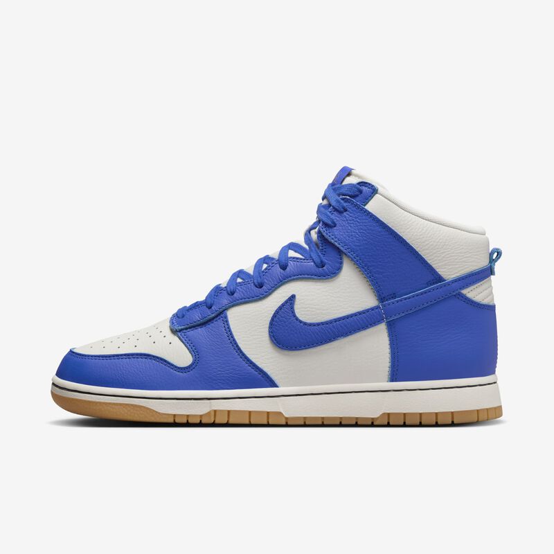 Nike Dunk High Retro SE, Fantasma/Marfil pálido/Amarillo goma/Azul carrera, hi-res