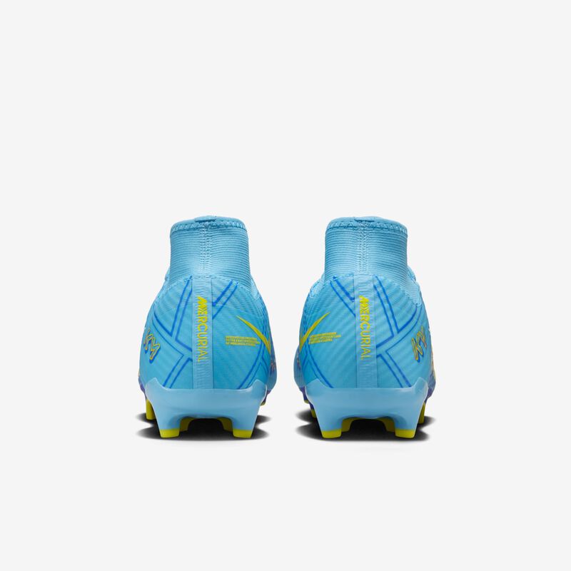 Nike Zoom Mercurial Superfly 9 Academy KM MG, Azul báltico/Blanco, hi-res