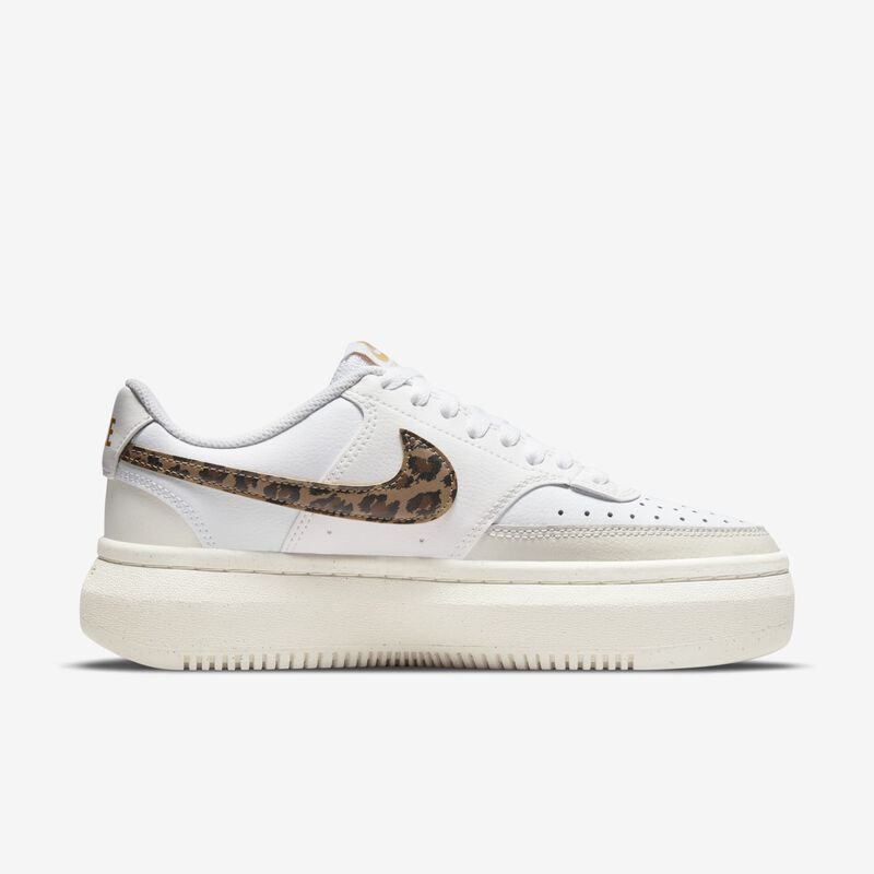 Nike Court Vision Alta, Blanco/Hueso Claro/Vela/Marrón Archaeo, hi-res