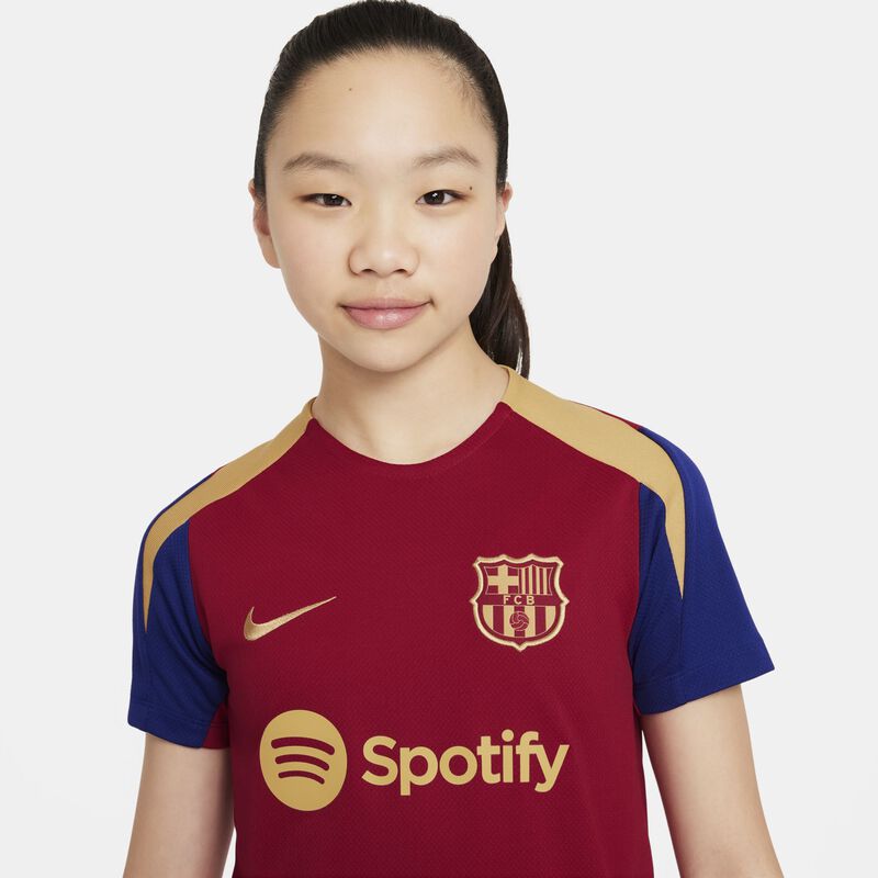 FC Barcelona Strike, Rojo Noble/Azul Real Oscuro/Oro Del Club/Oro Del Club, hi-res