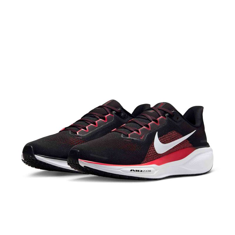 Nike Pegasus 41, Negro/Fire Red/Blanco, hi-res