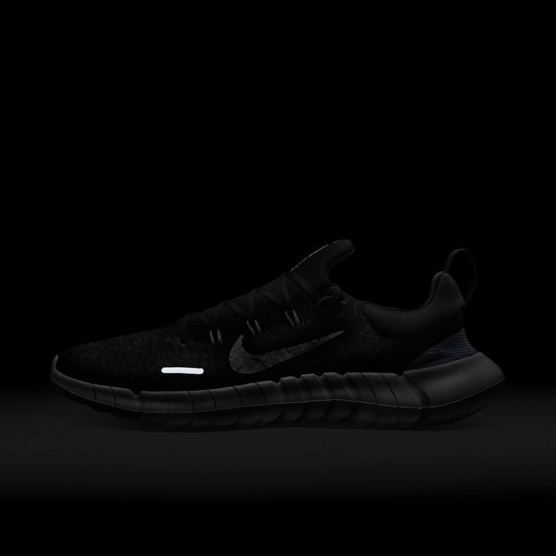 Nike Free Run 5.0, Negro/Blanco-Fútbol Gris-Rosa Hechizo, hi-res