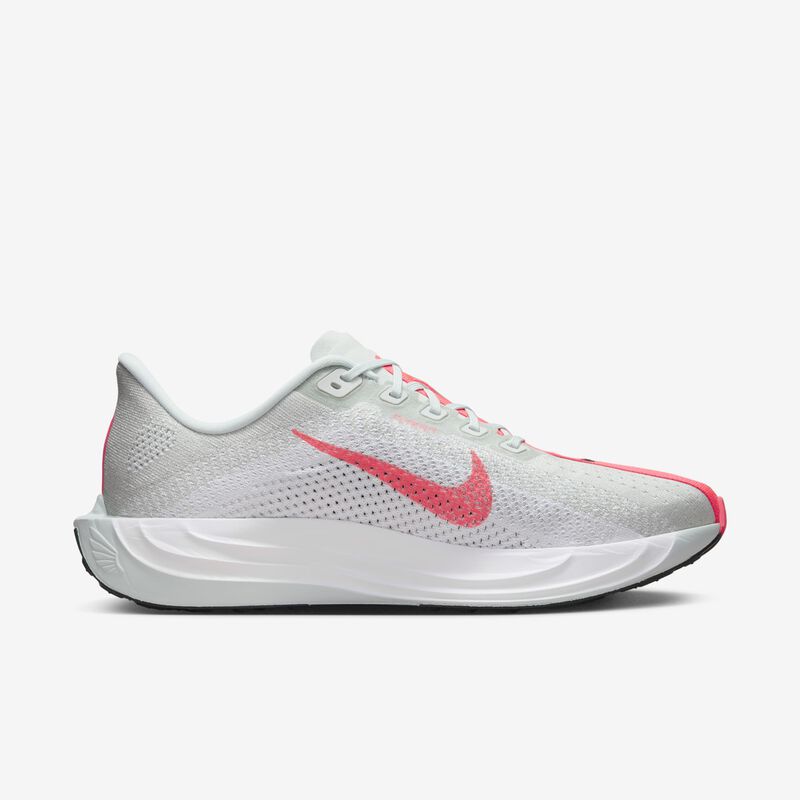 Nike Pegasus Plus, Barely Grey/Blanco/Negro/Hot Punch, hi-res
