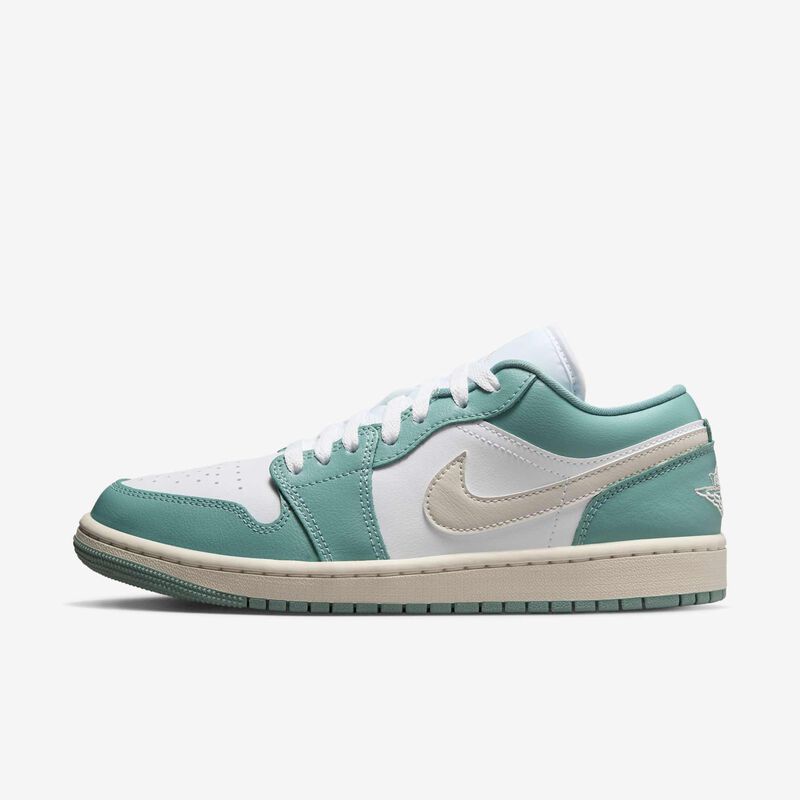 Air Jordan 1 Low, Blanco/Cañón/Vela/Marrón Orewood Claro, hi-res