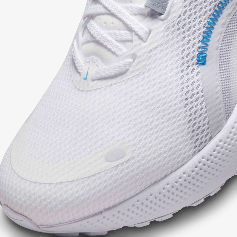 Nike React Escape Run 2, Blanco/Azul relámpago/Pizarra cenizo/Platino metalizado, hi-res