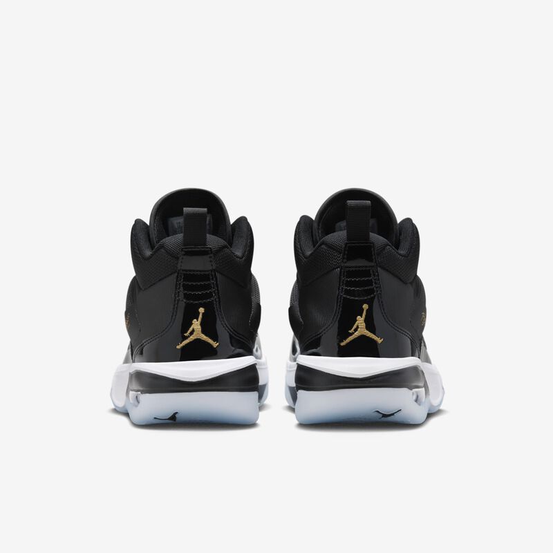 Jordan Stay Loyal 3, Negro/Blanco/Gris Fútbol/Oro Metalizado, hi-res