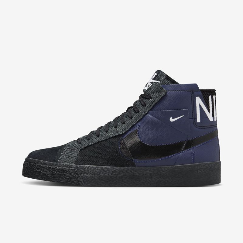 Nike SB Zoom Blazer Mid Premium, Azul marino medianoche/Gris fútbol/Antracita/Negro, hi-res