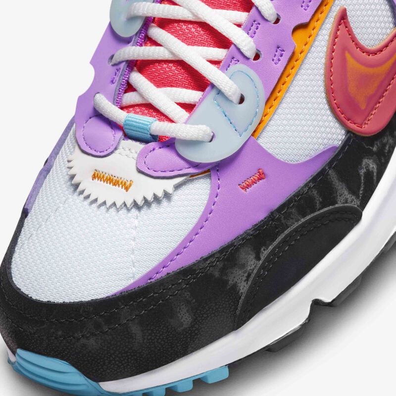 Nike Air Max 90 Futura, Blanco/Sueño fucsia/Azul báltico/Carmesí brillante, hi-res