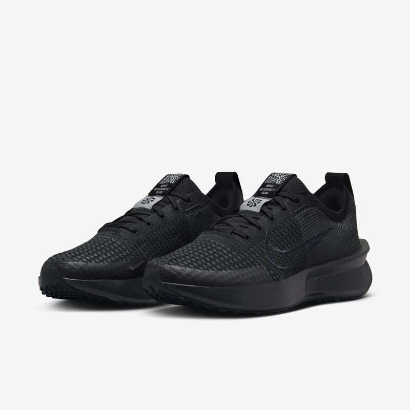Nike Interact Run, Negro/Antracita-Gris Lobo, hi-res